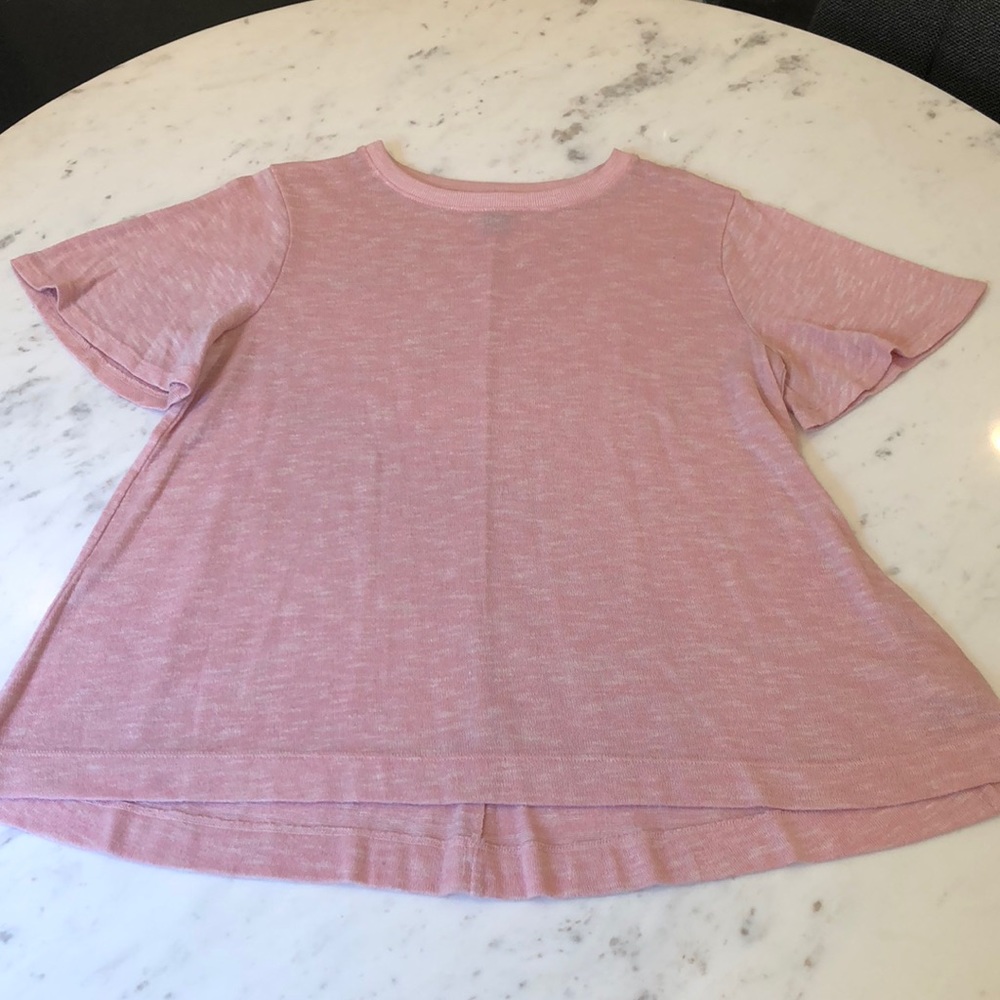 Pink flowy tee